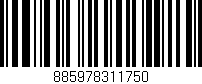 Código de barras (EAN, GTIN, SKU, ISBN): '885978311750'