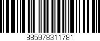 Código de barras (EAN, GTIN, SKU, ISBN): '885978311781'