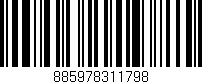 Código de barras (EAN, GTIN, SKU, ISBN): '885978311798'