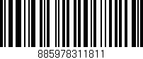 Código de barras (EAN, GTIN, SKU, ISBN): '885978311811'