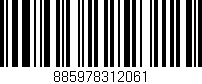 Código de barras (EAN, GTIN, SKU, ISBN): '885978312061'