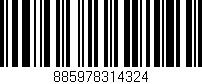Código de barras (EAN, GTIN, SKU, ISBN): '885978314324'