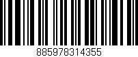 Código de barras (EAN, GTIN, SKU, ISBN): '885978314355'