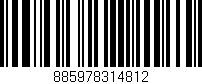 Código de barras (EAN, GTIN, SKU, ISBN): '885978314812'