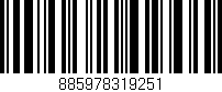 Código de barras (EAN, GTIN, SKU, ISBN): '885978319251'