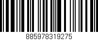 Código de barras (EAN, GTIN, SKU, ISBN): '885978319275'