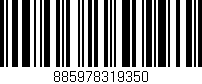 Código de barras (EAN, GTIN, SKU, ISBN): '885978319350'