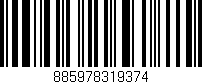Código de barras (EAN, GTIN, SKU, ISBN): '885978319374'