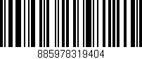 Código de barras (EAN, GTIN, SKU, ISBN): '885978319404'