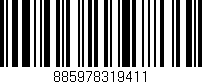 Código de barras (EAN, GTIN, SKU, ISBN): '885978319411'