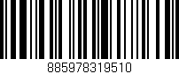 Código de barras (EAN, GTIN, SKU, ISBN): '885978319510'
