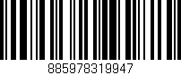 Código de barras (EAN, GTIN, SKU, ISBN): '885978319947'