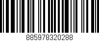 Código de barras (EAN, GTIN, SKU, ISBN): '885978320288'