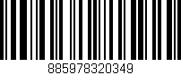 Código de barras (EAN, GTIN, SKU, ISBN): '885978320349'
