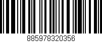 Código de barras (EAN, GTIN, SKU, ISBN): '885978320356'