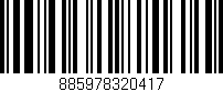 Código de barras (EAN, GTIN, SKU, ISBN): '885978320417'