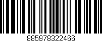 Código de barras (EAN, GTIN, SKU, ISBN): '885978322466'
