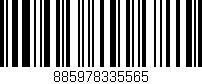 Código de barras (EAN, GTIN, SKU, ISBN): '885978335565'