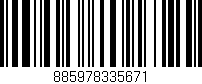 Código de barras (EAN, GTIN, SKU, ISBN): '885978335671'