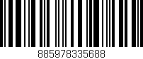 Código de barras (EAN, GTIN, SKU, ISBN): '885978335688'