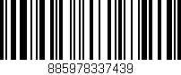 Código de barras (EAN, GTIN, SKU, ISBN): '885978337439'