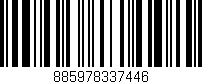 Código de barras (EAN, GTIN, SKU, ISBN): '885978337446'