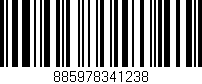 Código de barras (EAN, GTIN, SKU, ISBN): '885978341238'