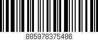 Código de barras (EAN, GTIN, SKU, ISBN): '885978375486'