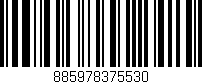 Código de barras (EAN, GTIN, SKU, ISBN): '885978375530'