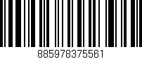 Código de barras (EAN, GTIN, SKU, ISBN): '885978375561'