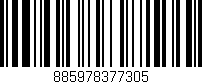 Código de barras (EAN, GTIN, SKU, ISBN): '885978377305'
