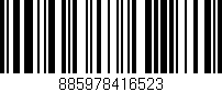 Código de barras (EAN, GTIN, SKU, ISBN): '885978416523'