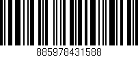 Código de barras (EAN, GTIN, SKU, ISBN): '885978431588'