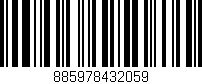 Código de barras (EAN, GTIN, SKU, ISBN): '885978432059'