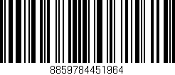 Código de barras (EAN, GTIN, SKU, ISBN): '8859784451964'