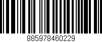 Código de barras (EAN, GTIN, SKU, ISBN): '885978460229'