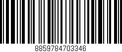 Código de barras (EAN, GTIN, SKU, ISBN): '8859784703346'