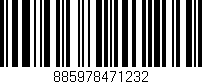 Código de barras (EAN, GTIN, SKU, ISBN): '885978471232'