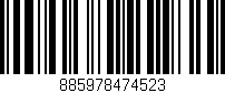 Código de barras (EAN, GTIN, SKU, ISBN): '885978474523'