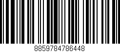 Código de barras (EAN, GTIN, SKU, ISBN): '8859784786448'