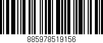 Código de barras (EAN, GTIN, SKU, ISBN): '885978519156'