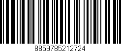 Código de barras (EAN, GTIN, SKU, ISBN): '8859785212724'