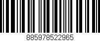 Código de barras (EAN, GTIN, SKU, ISBN): '885978522965'