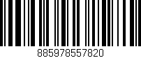 Código de barras (EAN, GTIN, SKU, ISBN): '885978557820'