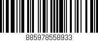 Código de barras (EAN, GTIN, SKU, ISBN): '885978558933'
