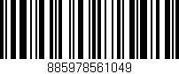 Código de barras (EAN, GTIN, SKU, ISBN): '885978561049'