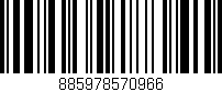 Código de barras (EAN, GTIN, SKU, ISBN): '885978570966'