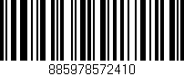 Código de barras (EAN, GTIN, SKU, ISBN): '885978572410'