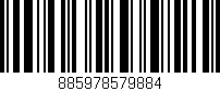 Código de barras (EAN, GTIN, SKU, ISBN): '885978579884'