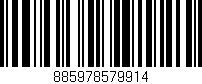 Código de barras (EAN, GTIN, SKU, ISBN): '885978579914'